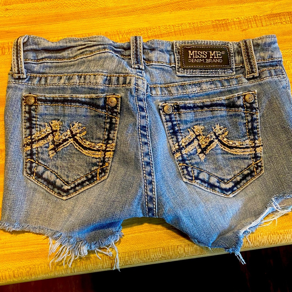 2 pair Miss me jean shorts. Size 26 and 27